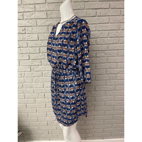 Skies Are Blue Multicolored Long Sleeve Shift Dress Size XS NWT - Picture 3 of 14